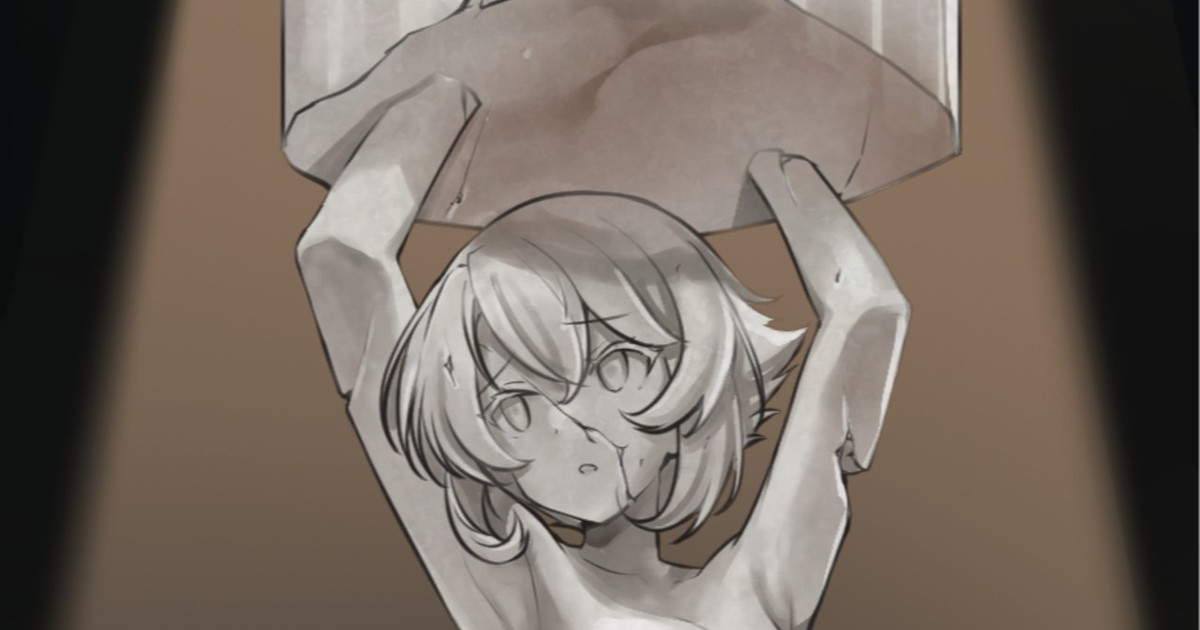 ワンドロ　艦これ陸奥さんの柱化固め