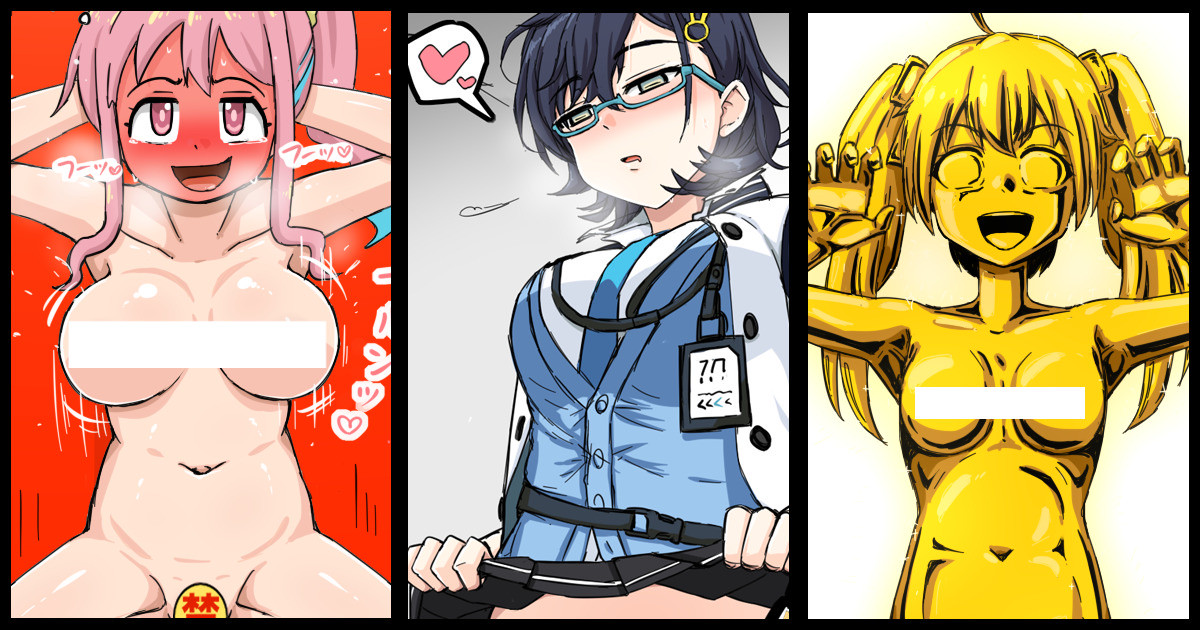 お題箱ラフ「ミリム・ナーヴァが顔の横で爪を立てるポーズで黄金化」