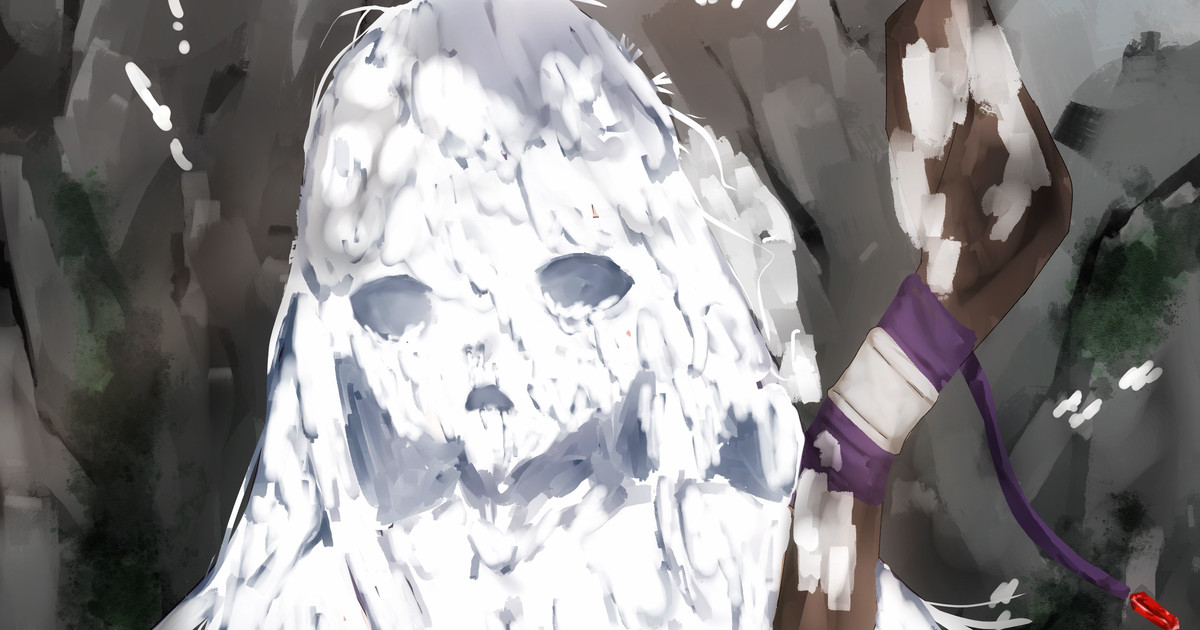 温泉中に魔物に襲われるフェルン