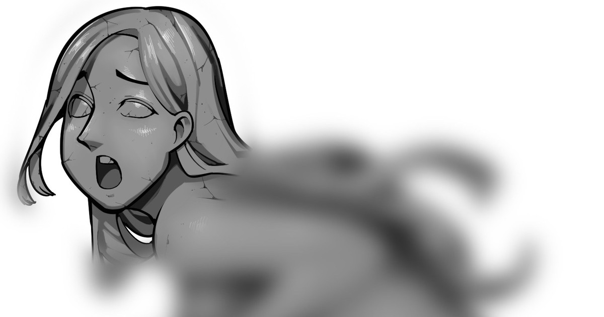 [R-18] 着替え中に石化された女教師(パンスト&パンティ差分あり) | エキセントリック鳩美さん