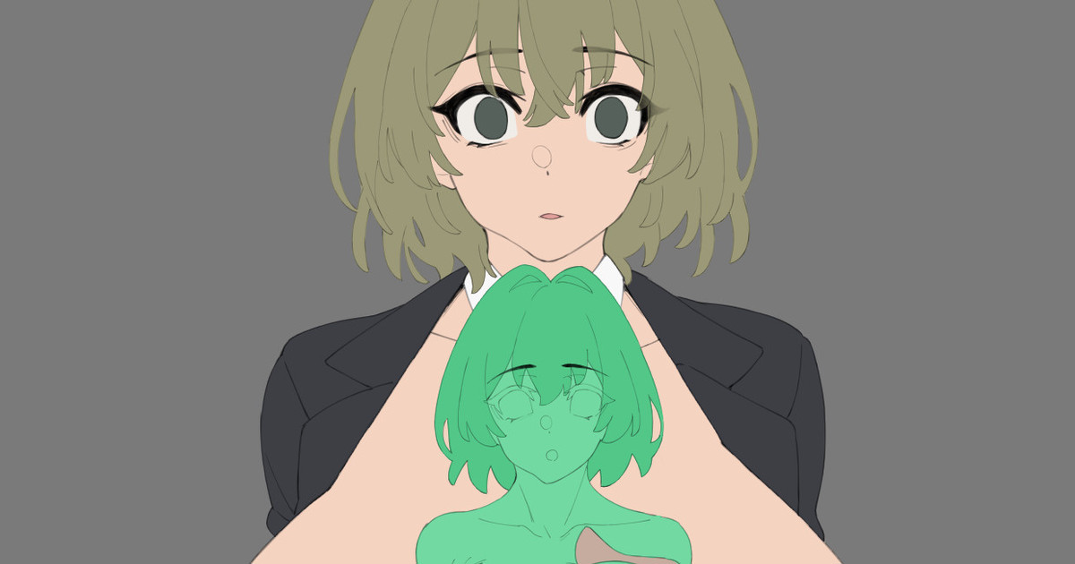うちのこ【線画】