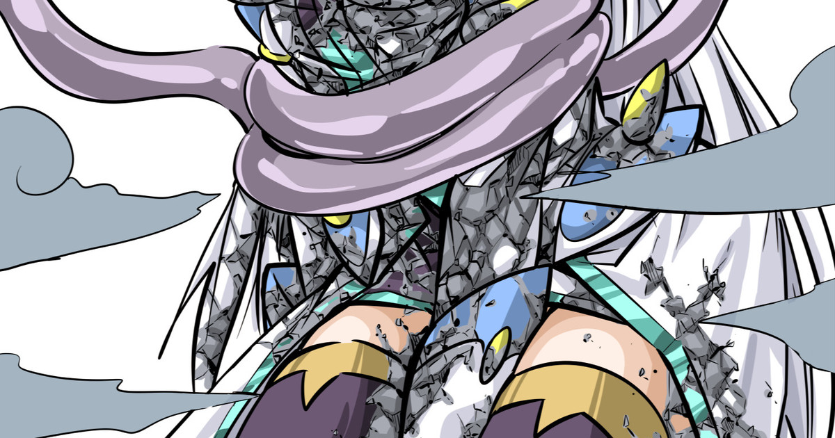 久遠の風に石化ガス(毎日カラーやられラクガキ126)