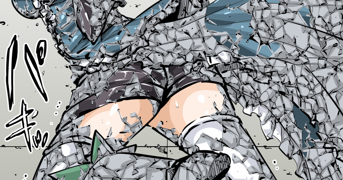 絵亜ルドラの杖装備で石化2(毎日カラーやられラクガキ231)