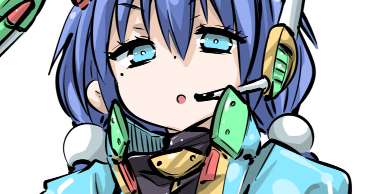 まりもvsメドゥーサ①(毎日カラーやられラクガキ317)