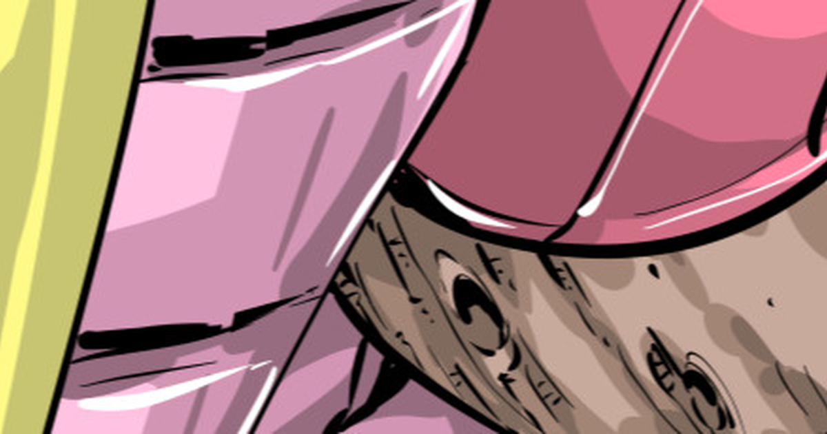 ユリナ樹木化(毎日カラーやられラクガキ380のボツ)