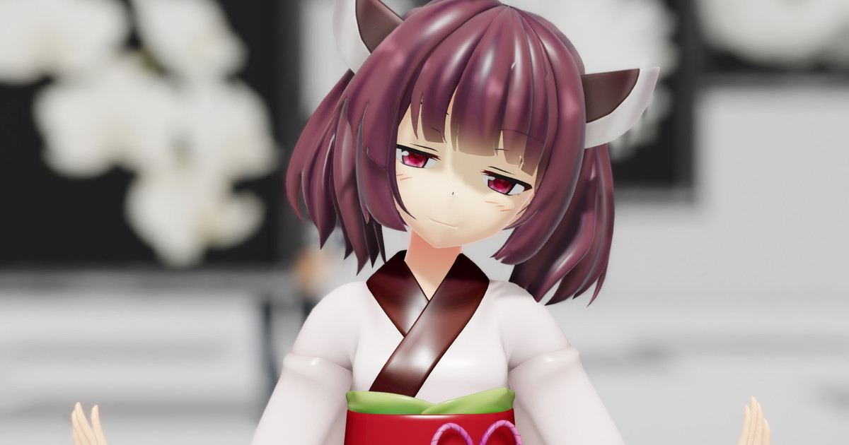 きりたんで「花瓶に触れた」｜カルマ＠膨乳系MMDer｜pixivFANBOX