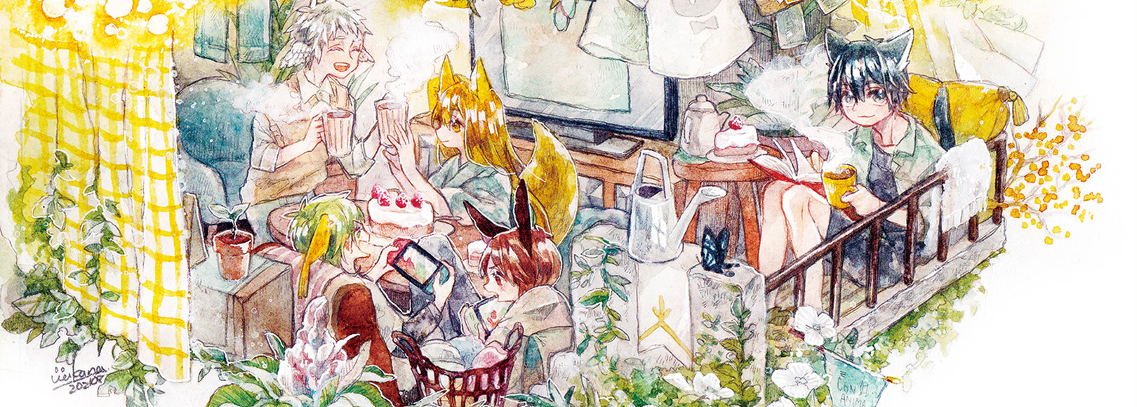 Fanbox banner for @wakana