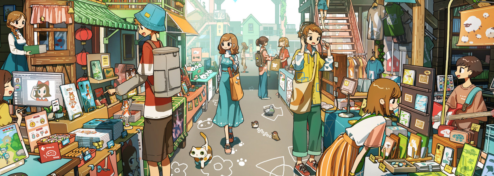Fanbox banner for @booth