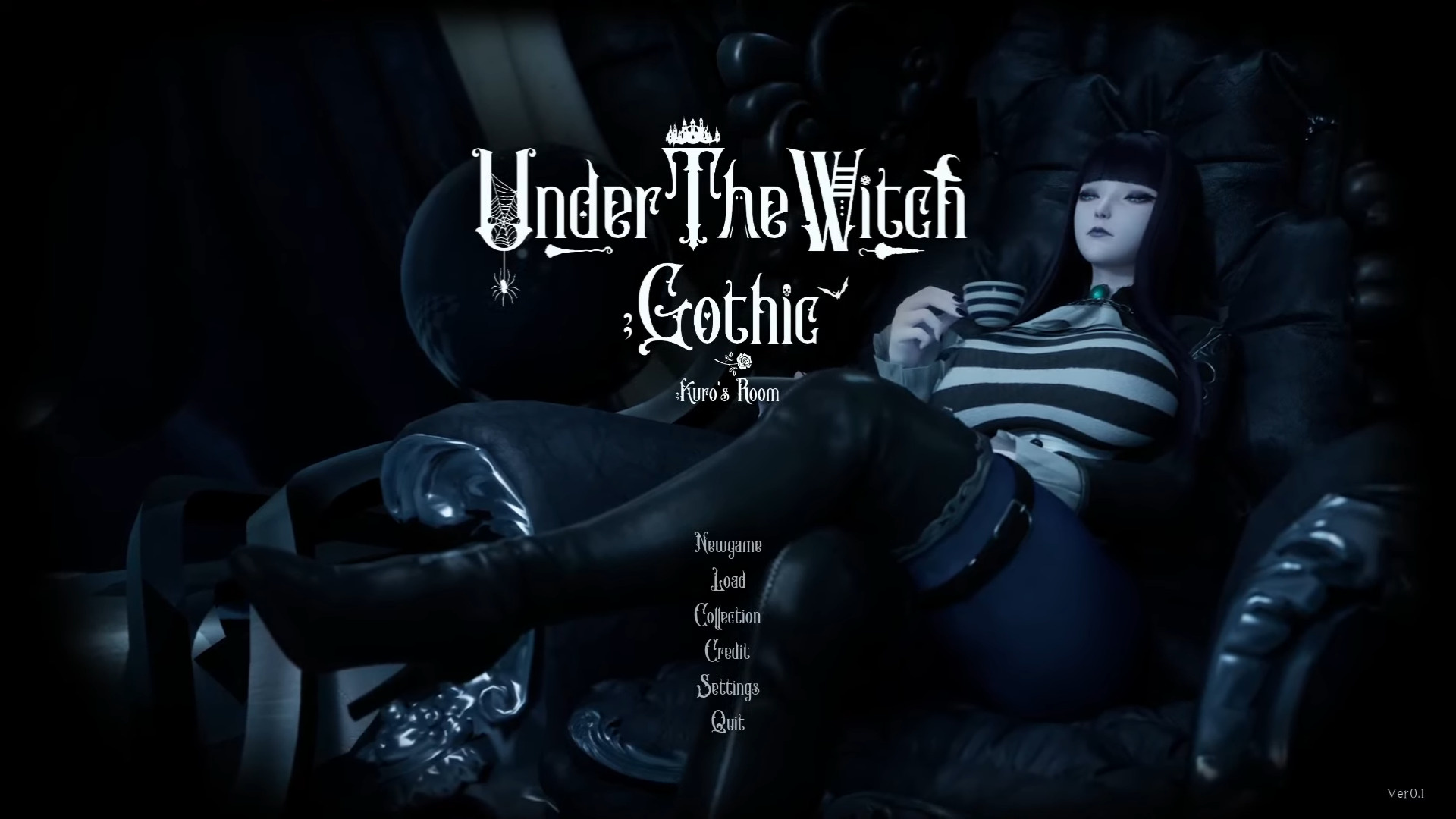 【PC18禁3D魔女动态act】魔女的侵袭：库洛的房间官方中文步兵版 Under The WitchKuro's Room v0.5